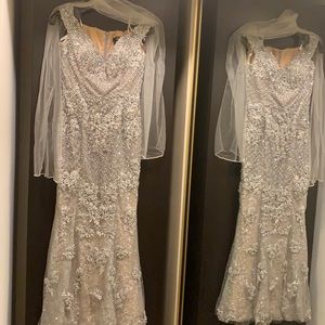 Women’s beaded evening gown
